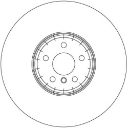  stabdžių diskas (1vnt) <small>TRW SINGLE</small>