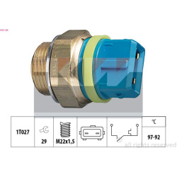  temperatūros jungiklis, radiatoriaus ventiliatorius <small>Made in Italy - OE Equivalent</small>