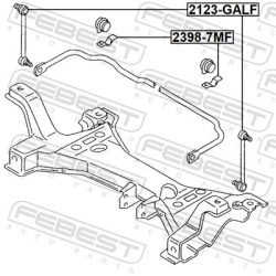  stabilizatoriaus tvirtinimas