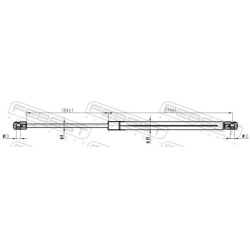  dujinė spyruoklė, bagažinė