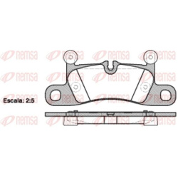  stabdžių trinkelių rinkinys, diskinis stabdys