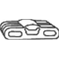  guminė juosta, išmetimo sistema