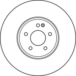  stabdžių diskas (1vnt) <small>TRW SINGLE</small>