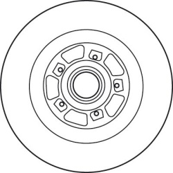  stabdžių diskas (1vnt) <small>TRW SINGLE</small>