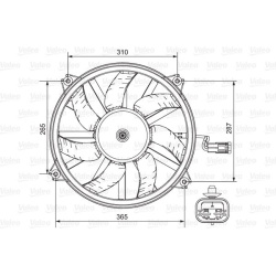  ventiliatorius, radiatoriaus