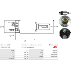  solenoidinis jungiklis, starteris