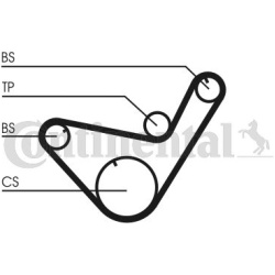  paskirstymo diržo komplektas