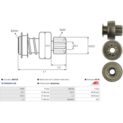  laisvos eigos pavara, starteris <small>AS</small>