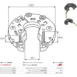  lygintuvas, kintamosios srovės generatorius <small>Brand new AS-PL</small>