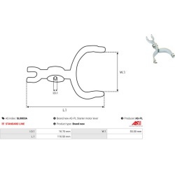  starterio svirtis, karbiuratorius <small>Brand new AS-PL</small>