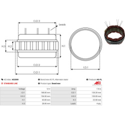 Statorius, generatorius <small>Brand new AS-PL</small>