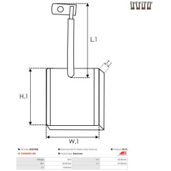  anglies šepetėlis, starteris <small>AS</small>
