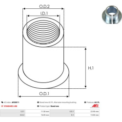  remonto komplektas, kintamosios srovės generatorius <small>Brand new AS-PL</small>