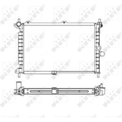 radiatorius, variklio aušinimas <small>EASY FIT</small>