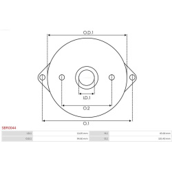  starterio dangtelis, karbiuratorius <small>Brand new AS-PL</small>