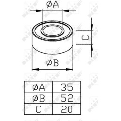 guolis, kompresoriaus velenas
