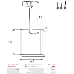  anglies šepetėlis, starteris <small>AS</small>