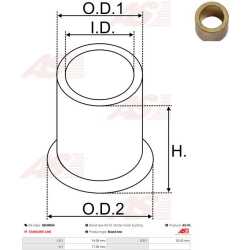  įvorė, starterio velenas