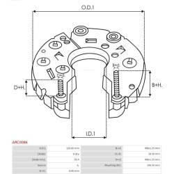  lygintuvas, kintamosios srovės generatorius <small>Brand new AS-PL</small>