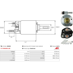  solenoidinis jungiklis, starteris