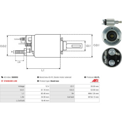  solenoidinis jungiklis, starteris
