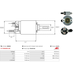  solenoidinis jungiklis, starteris