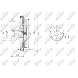 sankaba, radiatoriaus ventiliatorius  sankaba, radiatoriaus ventiliatorius