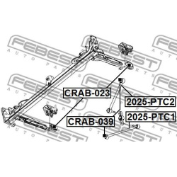  valdymo svirties/išilginių svirčių įvorė