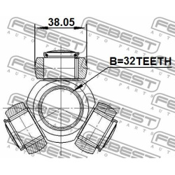 trikojo įvorė, kardaninis velenas  trikojo įvorė, kardaninis velenas