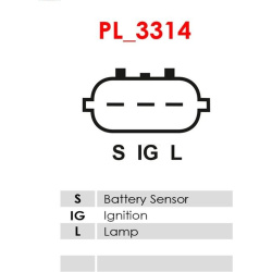  reguliatorius, kintamosios srovės generatorius <small>Brand new AS-PL</small>