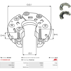  lygintuvas, kintamosios srovės generatorius <small>Brand new AS-PL</small>