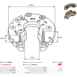  lygintuvas, kintamosios srovės generatorius <small>AS</small>