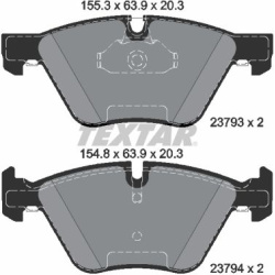  stabdžių trinkelių rinkinys, diskinis stabdys <small>epad</small>
