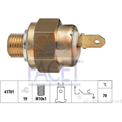  temperatūros jungiklis, aušinimo skysčio įspėjimo lemputė