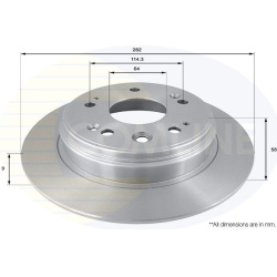  stabdžių diskas (1vnt) <small>Comline</small>