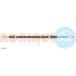  trosas, stovėjimo stabdys