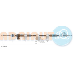  trosas, stovėjimo stabdys