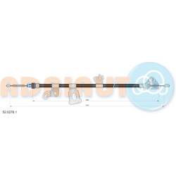  trosas, stovėjimo stabdys