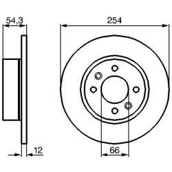  stabdžių diskas (1vnt)