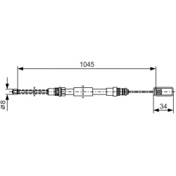  trosas, stovėjimo stabdys