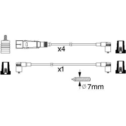 uždegimo laido komplektas