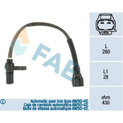  RPM jutiklis, automatinė transmisija