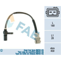  RPM jutiklis, automatinė transmisija