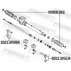  skersinės vairo trauklės galas
