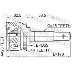  jungčių komplektas, kardaninis velenas