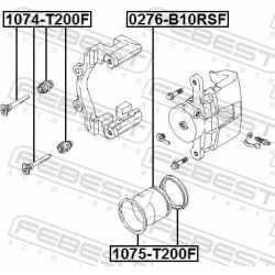  kreipiantysis varžtas, stabdžių apkaba
