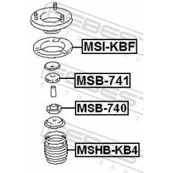  tarpiklio įvorė, amortizatorius