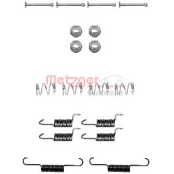  priedų komplektas, stovėjimo stabdžių trinkelės
