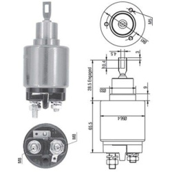 solenoidinis jungiklis, starteris