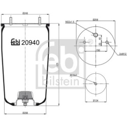  dėklas, pneumatinė pakaba